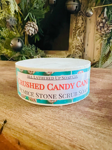 Crushed Candy Cane Pumice Stone Soap