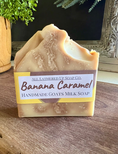 Banana Caramel Goats Milk Soap