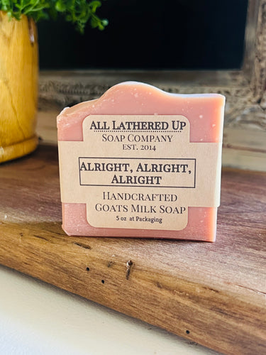 Alright, Alright, Alright Goats Milk Soap