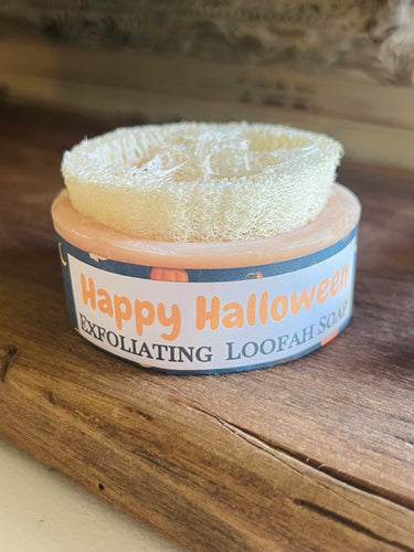 Happy Halloween Loofah Soap