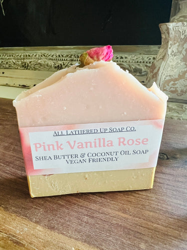 Pink Vanilla Rose - Shea Butter & Coconut Milk Soap