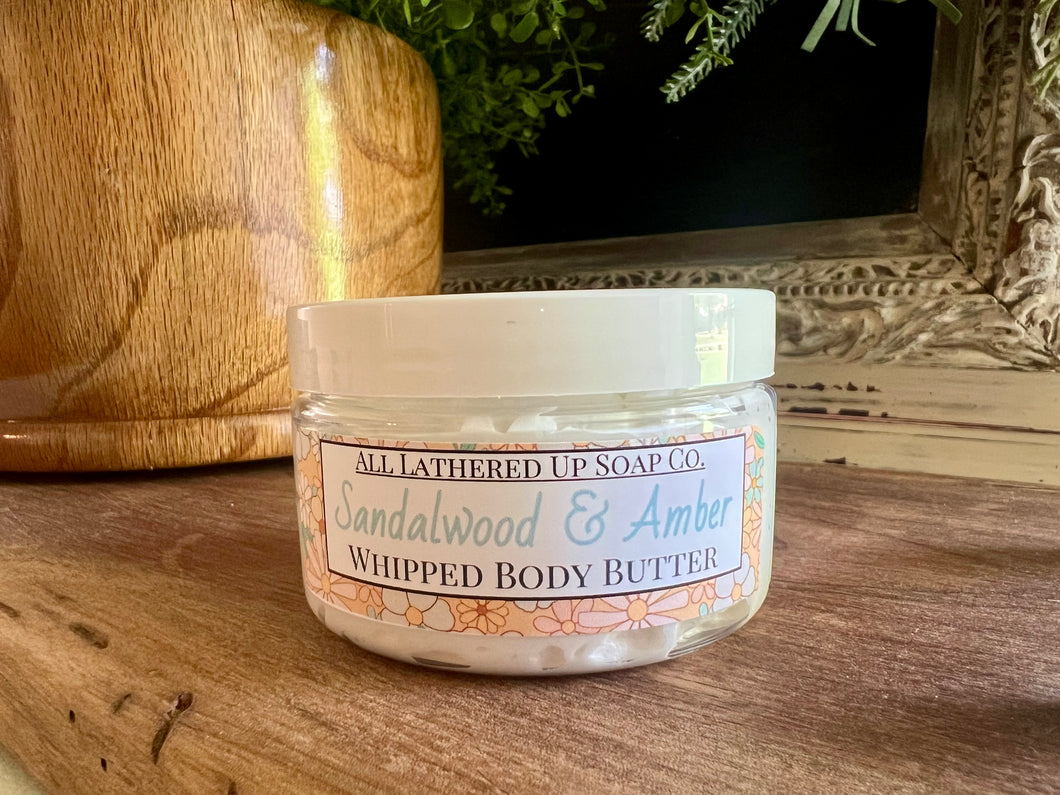 Sandalwood & Amber Whipped Body Butter