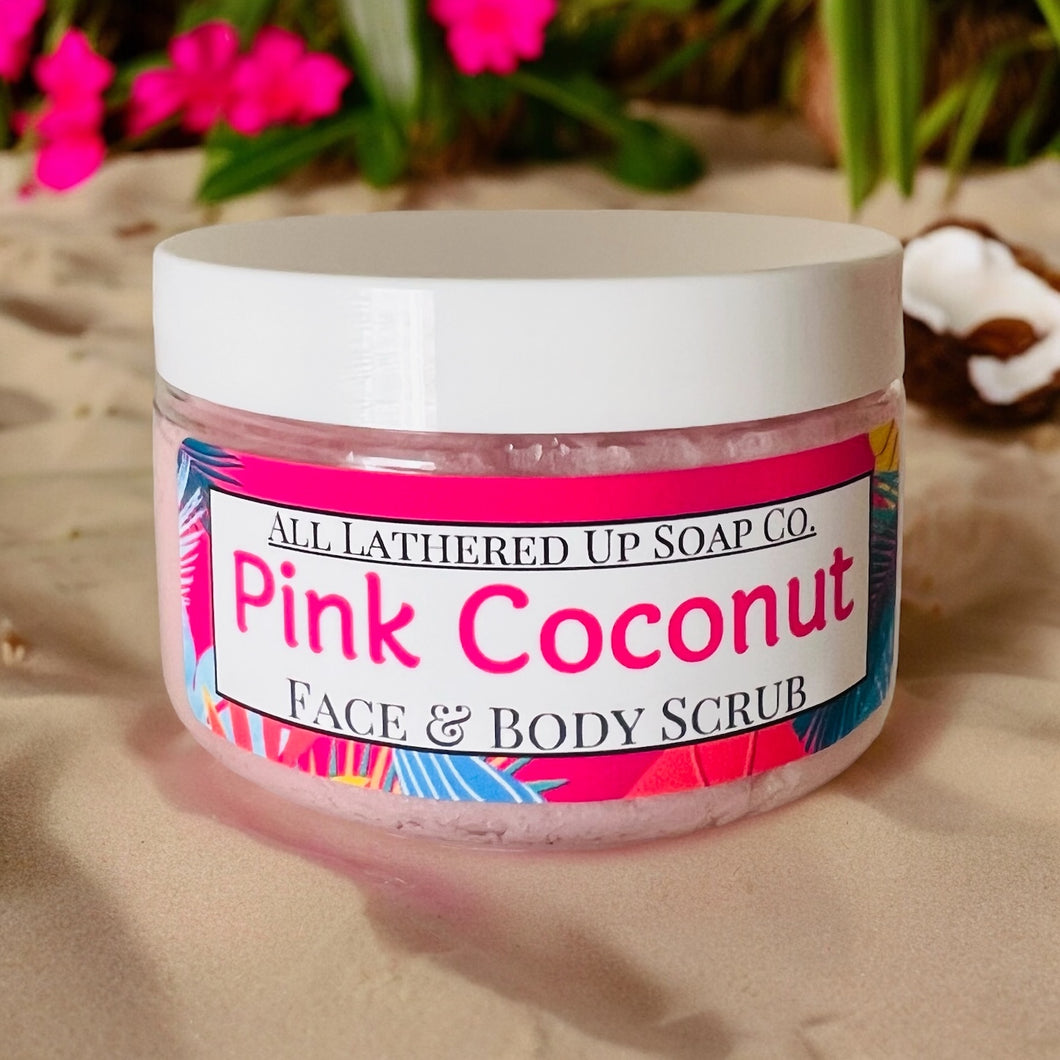 Pink Coconut Body Scrub