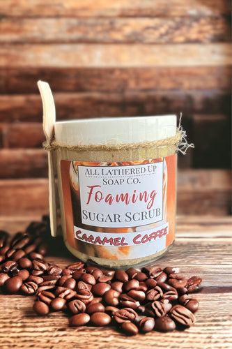 Caramel Coffee Foaming Sugar Scrub