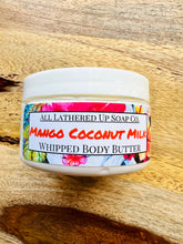 Load image into Gallery viewer, Mango Coconut Milk Whipped Body Butter