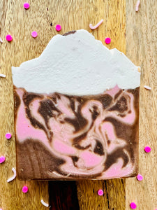 Chocolate Raspberry Truffle - Goats Milk Soap